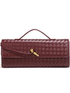 Woven Clutch bag with strap